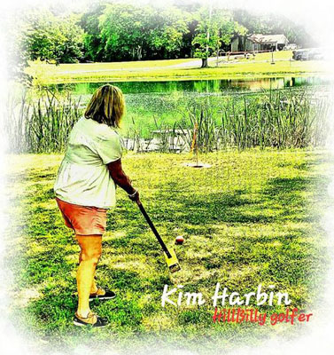 Kim Harbin playing Hill Billy Golf at Kudzu Cove